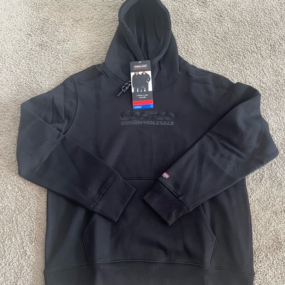 Kirkland Signature Unisex Black Hoodie